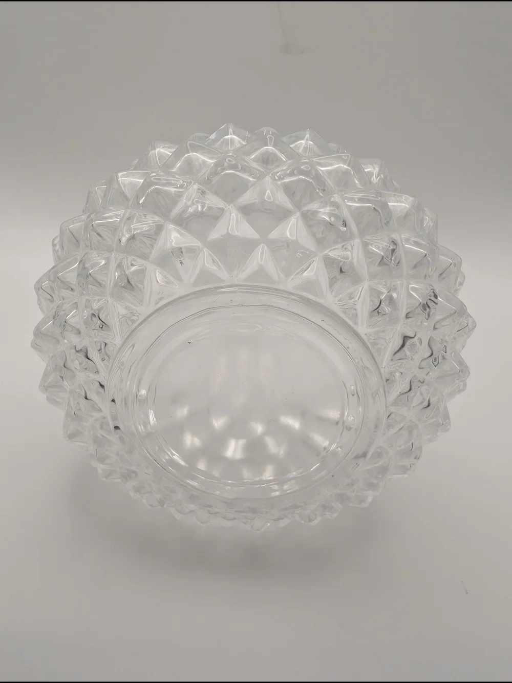 Vintage Crystal Alcohol Wine Drink  Decanter Diamond Hobnail 8